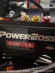 MaxSold Auction: PowerBoss 2200 PSI Gas Pressure Washer, 1.9 GPM, Briggs & Stratton C - Greater Napanee (Ontario, Canada) SELLER MANAGED Moving Online Auction - County Road 9
