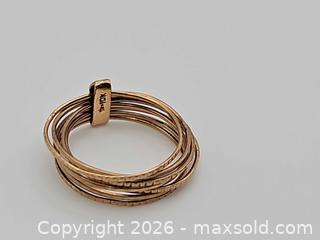 MaxSold Auction: Gold Stacked Ring - Russell (Ontario, Canada) SELLER MANAGED Downsizing Online Auction - George Street