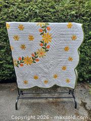MaxSold Auction: Handmade Double/Queen Bed Quilt - Russell (Ontario, Canada) SELLER MANAGED Downsizing Online Auction - George Street
