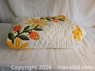 MaxSold Auction: Handmade Double/Queen Bed Quilt - Russell (Ontario, Canada) SELLER MANAGED Downsizing Online Auction - George Street