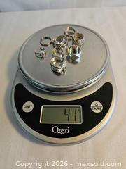 MaxSold Auction: Sterling Silver Rings - Russell (Ontario, Canada) SELLER MANAGED Downsizing Online Auction - George Street