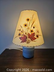 MaxSold Auction: Studio Pottery Lamp with Custom Shade - Russell (Ontario, Canada) SELLER MANAGED Downsizing Online Auction - George Street