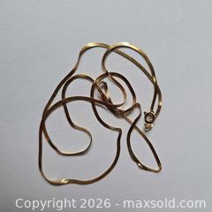 MaxSold Auction: Two Gold Chains - Russell (Ontario, Canada) SELLER MANAGED Downsizing Online Auction - George Street