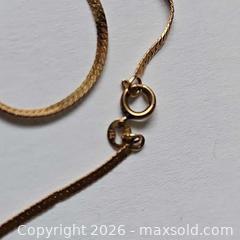 MaxSold Auction: Two Gold Chains - Russell (Ontario, Canada) SELLER MANAGED Downsizing Online Auction - George Street
