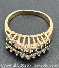 MaxSold Auction: 14K Gold Diamond & Sapphires Ring Size 5 - Esquimalt (British Columbia, Canada) PARTNER MANAGED Reseller Online Auction - Lampson Street