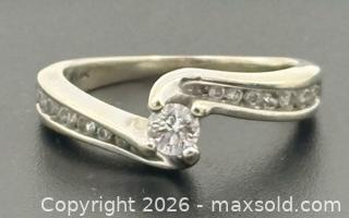 MaxSold Auction: 14kt White Gold Brilliant Cut Diamond Ring Size 5 - Esquimalt (British Columbia, Canada) PARTNER MANAGED Reseller Online Auction - Lampson Street