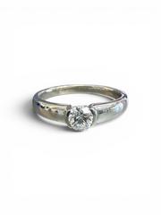 MaxSold Auction: 18k White Gold Diamond Solitaire Ring with Appraisal Size 7.25 - Esquimalt (British Columbia, Canada) PARTNER MANAGED Reseller Online Auction - Lampson Street