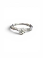 MaxSold Auction: 18K White Gold Palladium Diamond Ring with Appraisal Size 6.5 - Esquimalt (British Columbia, Canada) PARTNER MANAGED Reseller Online Auction - Lampson Street