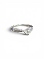 MaxSold Auction: 18K White Gold Palladium Diamond Ring with Appraisal Size 6.5 - Esquimalt (British Columbia, Canada) PARTNER MANAGED Reseller Online Auction - Lampson Street