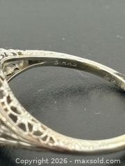 MaxSold Auction: Antique Art Deco Birks 18K Gold Diamond Engagement Ring Size 7 - Esquimalt (British Columbia, Canada) PARTNER MANAGED Reseller Online Auction - Lampson Street
