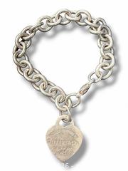 MaxSold Auction: Sterling Silver Tiffany & Co. Enamel Heart Bracelet - Esquimalt (British Columbia, Canada) PARTNER MANAGED Reseller Online Auction - Lampson Street