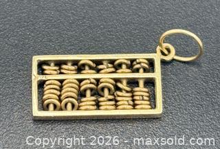 MaxSold Auction: Vintage 14k Gold Articulating Abacus Charm - Esquimalt (British Columbia, Canada) PARTNER MANAGED Reseller Online Auction - Lampson Street