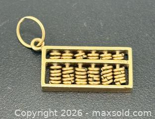MaxSold Auction: Vintage 14k Gold Articulating Abacus Charm - Esquimalt (British Columbia, Canada) PARTNER MANAGED Reseller Online Auction - Lampson Street
