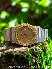 MaxSold Auction: Vintage Omega Constellation Chronometer 18k Gold Bezel 34mm Watch - Esquimalt (British Columbia, Canada) PARTNER MANAGED Reseller Online Auction - Lampson Street