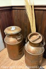 MaxSold Auction: Antique Copper Milk Churns - Oakville (Ontario, Canada) PARTNER MANAGED Estate Sale Online Auction - Caulder Drive