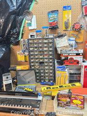 MaxSold Auction: Drill Press, Power Tools, Tools, Hardware, Hardware Modular Organizers - Oakville (Ontario, Canada) PARTNER MANAGED Estate Sale Online Auction - Caulder Drive