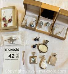 MaxSold Auction: Earrings, Pendants & Other Jewelry - Oakville (Ontario, Canada) PARTNER MANAGED Estate Sale Online Auction - Caulder Drive