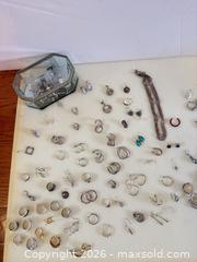 MaxSold Auction: Earrings, Rings, Trinket Box & Other Jewelry - Oakville (Ontario, Canada) PARTNER MANAGED Estate Sale Online Auction - Caulder Drive