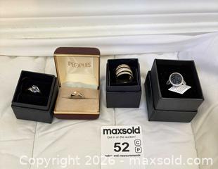 MaxSold Auction: Four (4) Women's Rings - Oakville (Ontario, Canada) PARTNER MANAGED Estate Sale Online Auction - Caulder Drive