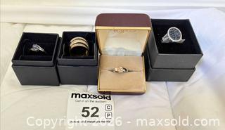 MaxSold Auction: Four (4) Women's Rings - Oakville (Ontario, Canada) PARTNER MANAGED Estate Sale Online Auction - Caulder Drive