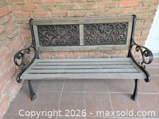 MaxSold Auction: Outdoor Garden Bench - Oakville (Ontario, Canada) PARTNER MANAGED Estate Sale Online Auction - Caulder Drive