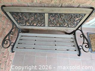 MaxSold Auction: Outdoor Garden Bench - Oakville (Ontario, Canada) PARTNER MANAGED Estate Sale Online Auction - Caulder Drive