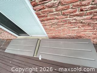 MaxSold Auction: Outdoor Patio Deck Resin Storage Boxes - Oakville (Ontario, Canada) PARTNER MANAGED Estate Sale Online Auction - Caulder Drive