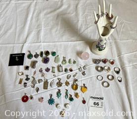 MaxSold Auction: Pendants, Rings & Ring Holder - Oakville (Ontario, Canada) PARTNER MANAGED Estate Sale Online Auction - Caulder Drive