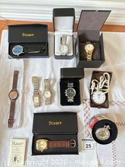 MaxSold Auction: Wristwatches & Pocket Watches: Stauer, Bulova, Swiss Army & Other Brands - Oakville (Ontario, Canada) PARTNER MANAGED Estate Sale Online Auction - Caulder Drive