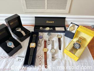 MaxSold Auction: Wristwatches: Seiko, Stauer, Timex, Invicta & Other Brands - Oakville (Ontario, Canada) PARTNER MANAGED Estate Sale Online Auction - Caulder Drive