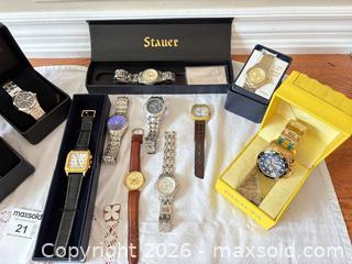 MaxSold Auction: Wristwatches: Seiko, Stauer, Timex, Invicta & Other Brands - Oakville (Ontario, Canada) PARTNER MANAGED Estate Sale Online Auction - Caulder Drive