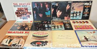 MaxSold Auction: Lot of 12 Vintage Vinyl Early Rock LP Record Albums: All Beatles and Rolling Stones, Some Early Mono Pressings - San Jose (California, USA) SELLER MANAGED Downsizing Online Auction - Elm Street (CONDO)