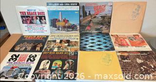 MaxSold Auction: Lot of 12 Vintage Vinyl Early Rock LP Record Albums: The Who and Surf Music - San Jose (California, USA) SELLER MANAGED Downsizing Online Auction - Elm Street (CONDO)