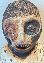 MaxSold Auction: Vintage SURF ZOMBIES!  Folk Art Ceramic Bust for the Horror Movie Fan--Unique, One-of-a-Kind! - San Jose (California, USA) SELLER MANAGED Downsizing Online Auction - Elm Street (CONDO)