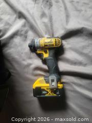 MaxSold Auction: DeWalt 20V Impact Driver with 5Ah Battery!! - Cavan-Monaghan (Ontario, Canada) SELLER MANAGED Downsizing Online Auction - Larmer Line