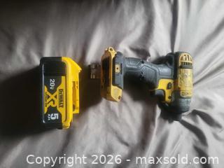 MaxSold Auction: DeWalt 20V Impact Driver with 5Ah Battery!! - Cavan-Monaghan (Ontario, Canada) SELLER MANAGED Downsizing Online Auction - Larmer Line