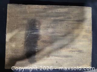 MaxSold Auction: Hand-Carved Romanian Relief Wall Plaque, Woman at Well - Cavan-Monaghan (Ontario, Canada) SELLER MANAGED Downsizing Online Auction - Larmer Line