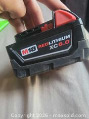 MaxSold Auction: Milwaukee M18 Lithium-Ion Battery!! - Cavan-Monaghan (Ontario, Canada) SELLER MANAGED Downsizing Online Auction - Larmer Line