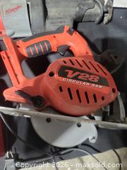 MaxSold Auction: Milwaukee V28 Circular Saw, Reciprocating Saw, Battery Pack & Charger - Cavan-Monaghan (Ontario, Canada) SELLER MANAGED Downsizing Online Auction - Larmer Line