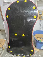 MaxSold Auction: Smaslider Plastic Snow Sled, Single Adult — Red/Black with Yellow Accents - Cavan-Monaghan (Ontario, Canada) SELLER MANAGED Downsizing Online Auction - Larmer Line