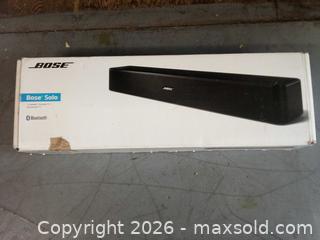 MaxSold Auction: Bose solo Bluetooth TV seaker - San Jose (California, USA) SELLER MANAGED Moving Online Auction - Villa Avenue