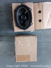 MaxSold Auction: Kicker 6×9 speakers - San Jose (California, USA) SELLER MANAGED Moving Online Auction - Villa Avenue