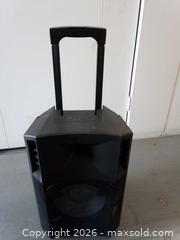MaxSold Auction: Like new           Ion Bluetooth/karaoke portable speaker   has a bad battery/needs new 1 - San Jose (California, USA) SELLER MANAGED Moving Online Auction - Villa Avenue