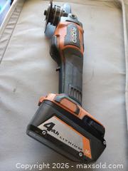 MaxSold Auction: RIDGID brushless grinder and 18volt battery - San Jose (California, USA) SELLER MANAGED Moving Online Auction - Villa Avenue