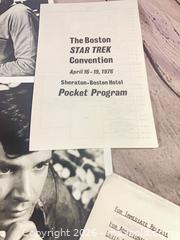 MaxSold Auction: 1976 Star Trek Convention Press Photos & Pocket Program - Rochester (New York, USA) SELLER MANAGED Reseller Online Auction - Mendota Drive 