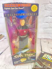 MaxSold Auction: Boldly Go with Vintage Star Trek Collectibles - Captain Jean-Luc Picard - Rochester (New York, USA) SELLER MANAGED Reseller Online Auction - Mendota Drive 