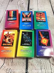 MaxSold Auction: SkyBox Star Trek Trading Card Sets (6) 1990s - Rochester (New York, USA) SELLER MANAGED Reseller Online Auction - Mendota Drive 