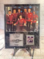 MaxSold Auction: Star Trek 25th Anniversary Limited Edition Framed Photo Plaque #516/5000 - Rochester (New York, USA) SELLER MANAGED Reseller Online Auction - Mendota Drive 