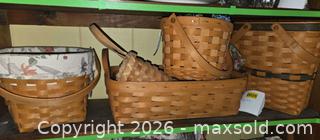 MaxSold Auction: 6 Longaberger Baskets  - Hatboro (Pennsylvania, USA) PARTNER MANAGED Estate Sale Online Auction -  Exton Road