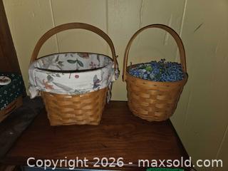MaxSold Auction: 6 Longaberger Baskets  - Hatboro (Pennsylvania, USA) PARTNER MANAGED Estate Sale Online Auction -  Exton Road